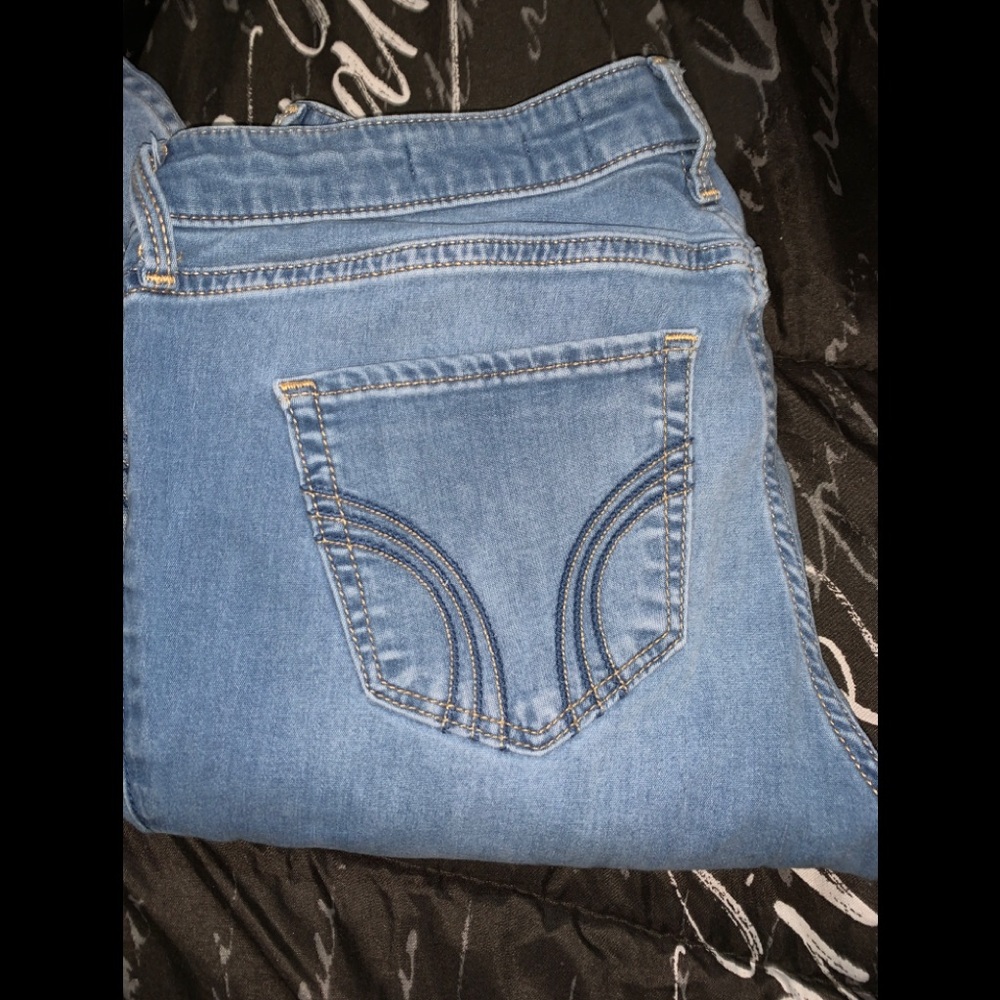 Hollister Low Rise Blue Pants